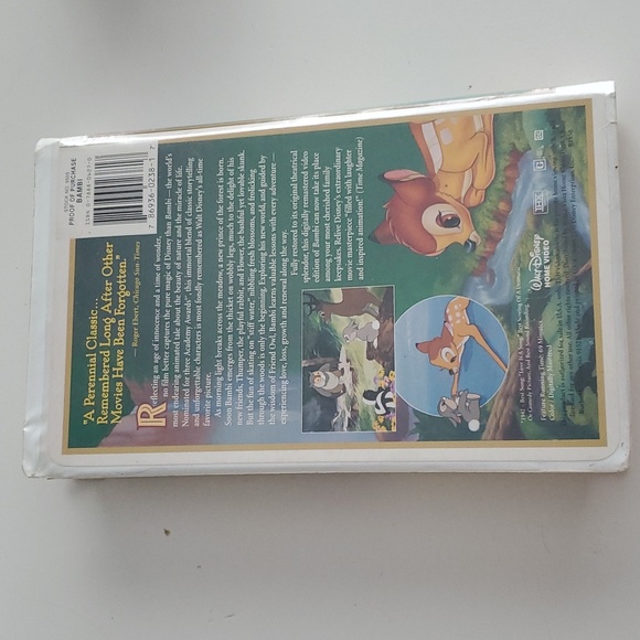 Disney Bambi VHS fully restored Limited Edition 55th anniversary - Picture 3 of 4